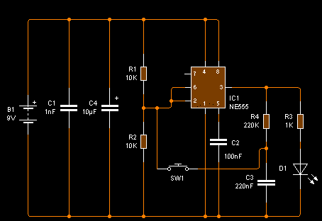 555 interruptor digital sin rebotes